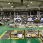 Sheet metal production workshop