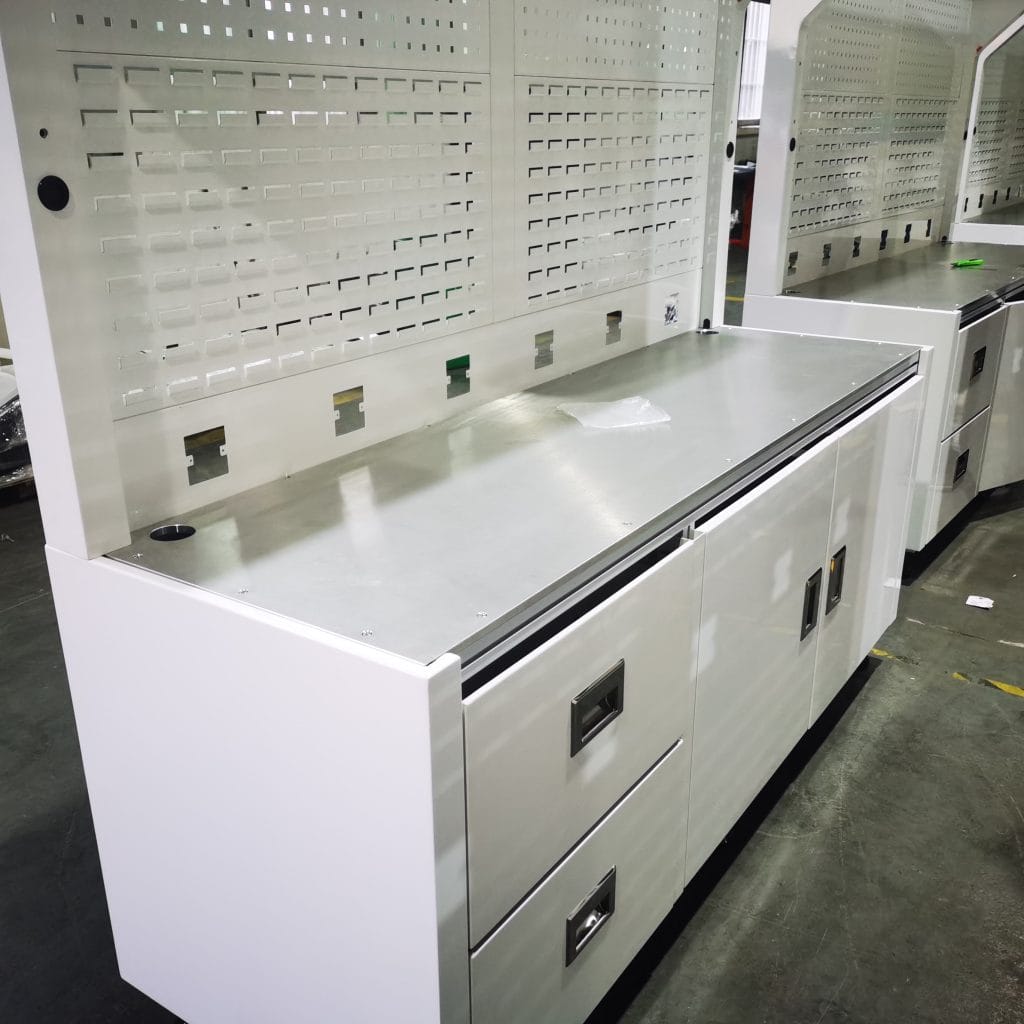 metal workbench
