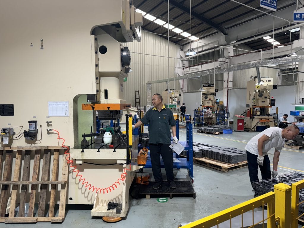 Stamping production workshop