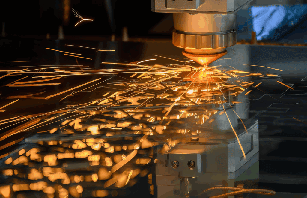 Laser cutting processing
