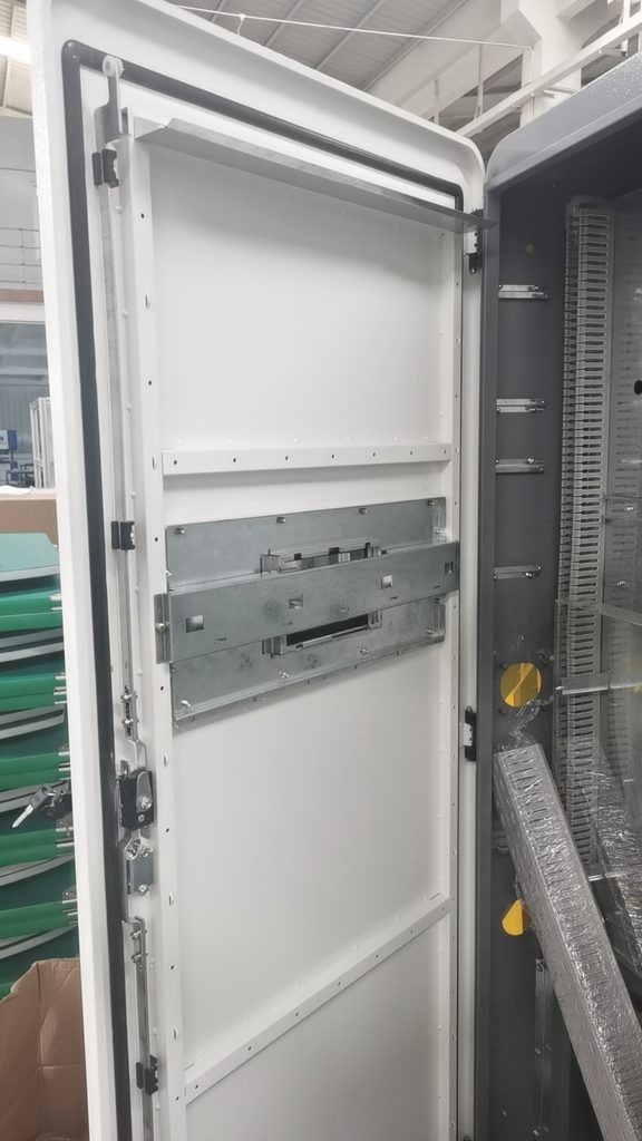 Charging station door