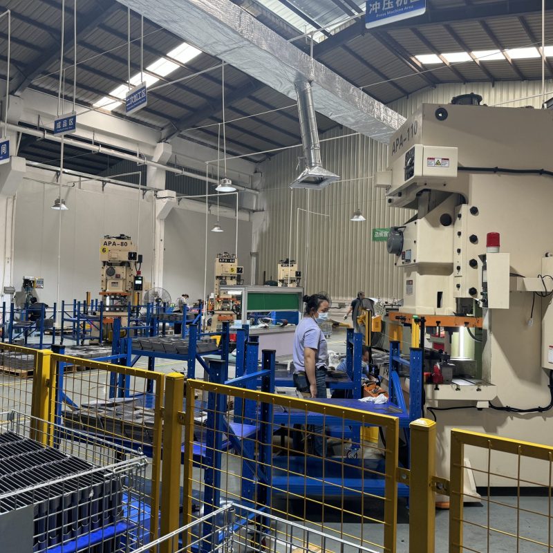 Stamping production workshop