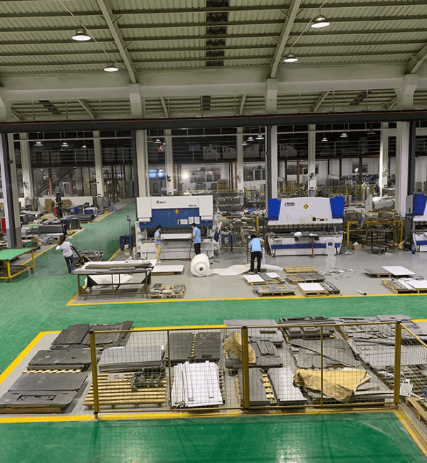 CNC bending area